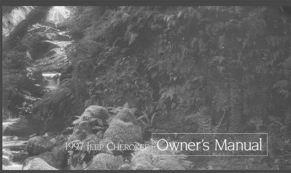 bishko automotive literature 1997 Jeep Cherokee Owners Manual User Guide Reference Operator Book Fuses Fluids