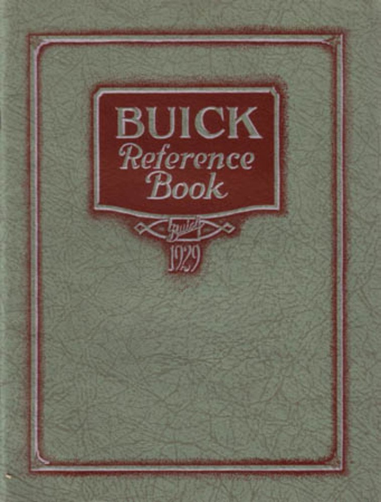 bishko automotive literature 1929 Buick Owners Manual User Guide Reference Operator Book Fuses Fluids