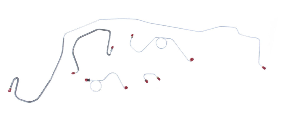 The Right Stuff EKT7003 Front Brake Line Kit, 1 Piece (Power Disc Runs Under Frame Intermediate Line)