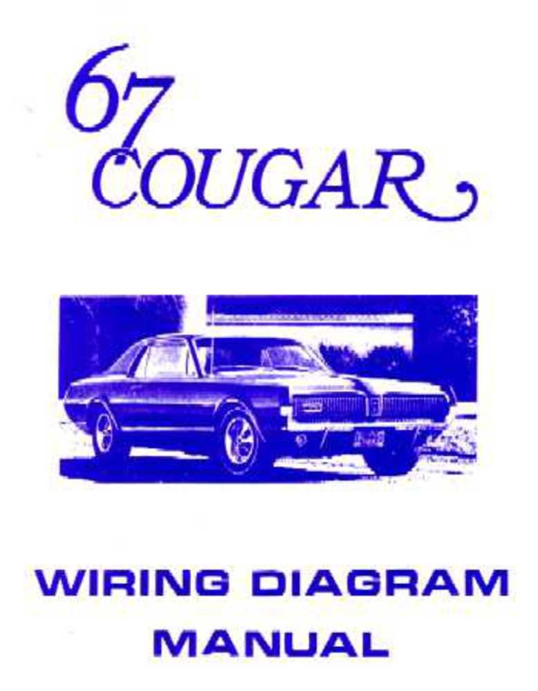bishko automotive literature 1967 Mercury Cougar Electrical Wiring Diagrams Schematics Manual Book Factory