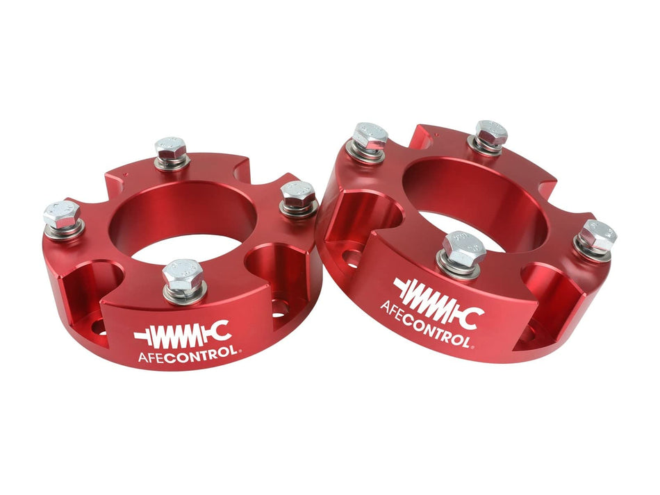 aFe Power CONTROL 1.875 IN Leveling Kit Red Fit Toyota Tundra 22-23 V6-3.5L (tt) 416-72T005-R