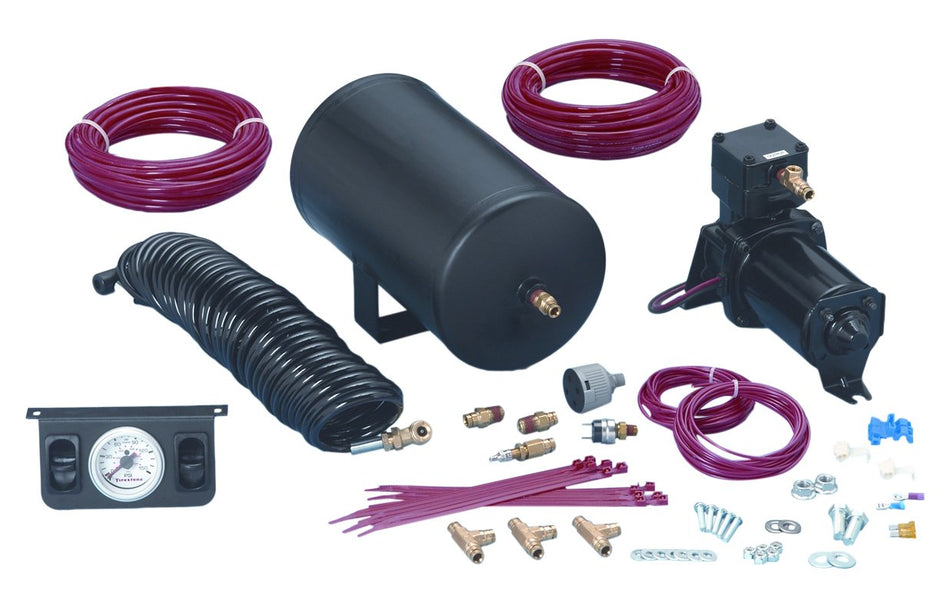 Firestone Air-Rite Air Command III Heavy Duty Air Compressor System Kit w/Dual Gauge (WR17602198)