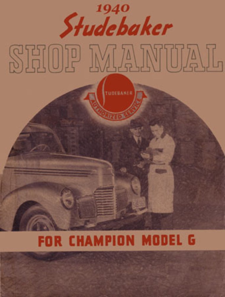 bishko automotive literature 1940 Studebaker Shop Service Repair Manual Book Engine Drivetrain Electrical OEM