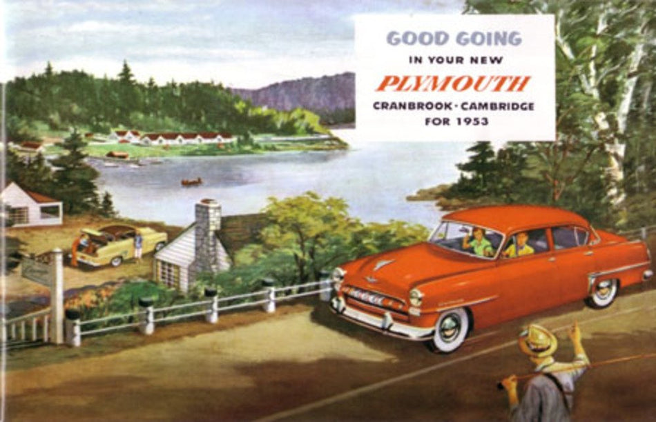 bishko automotive literature 1953 Plymouth Owners Manual User Guide Reference Operator Book Fuses Fluids