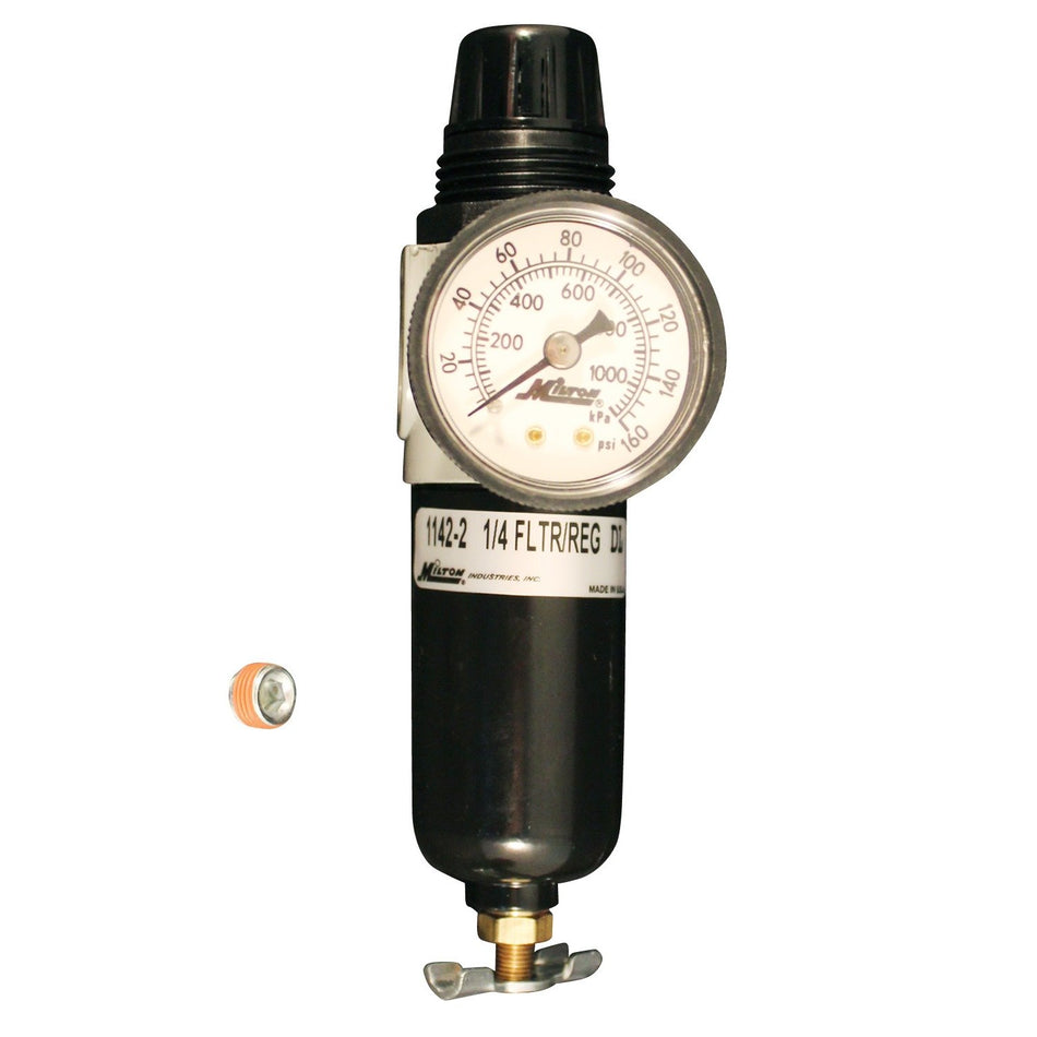 Milton 1142-1 1/8" NPT Metal Mini Piggyback FR Duo