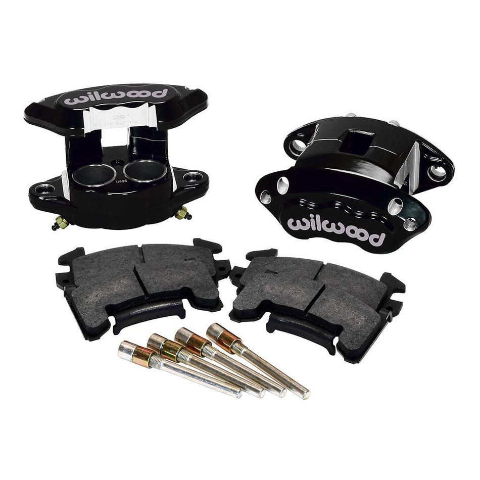 WILWOOD 140-12100-BK D154 Front Caliper Kit - Black 1.62 / 1.62 Piston,0.81 Rotor