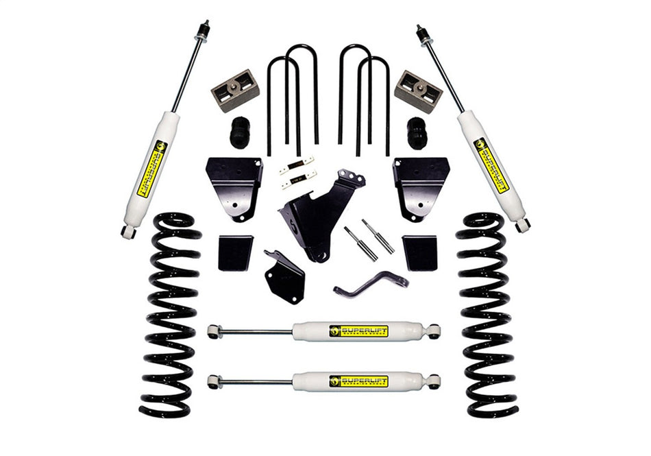 RealTruck SUPERLIFT SUSPENSION 6" Lift Kit for Ford F-250/F-350 | Complete Lift Kit with Front & Rear Shadow Series Shocks | K806 | Fits 2005-2007 Ford F-250 / F-350 4WD Diesel
