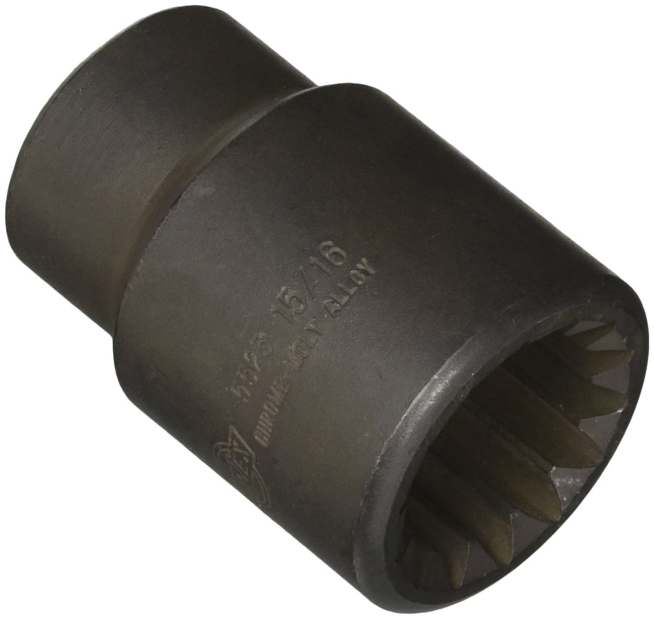 Sunex 5525#5 Spline Drive 15/16-Inch Impact Socket