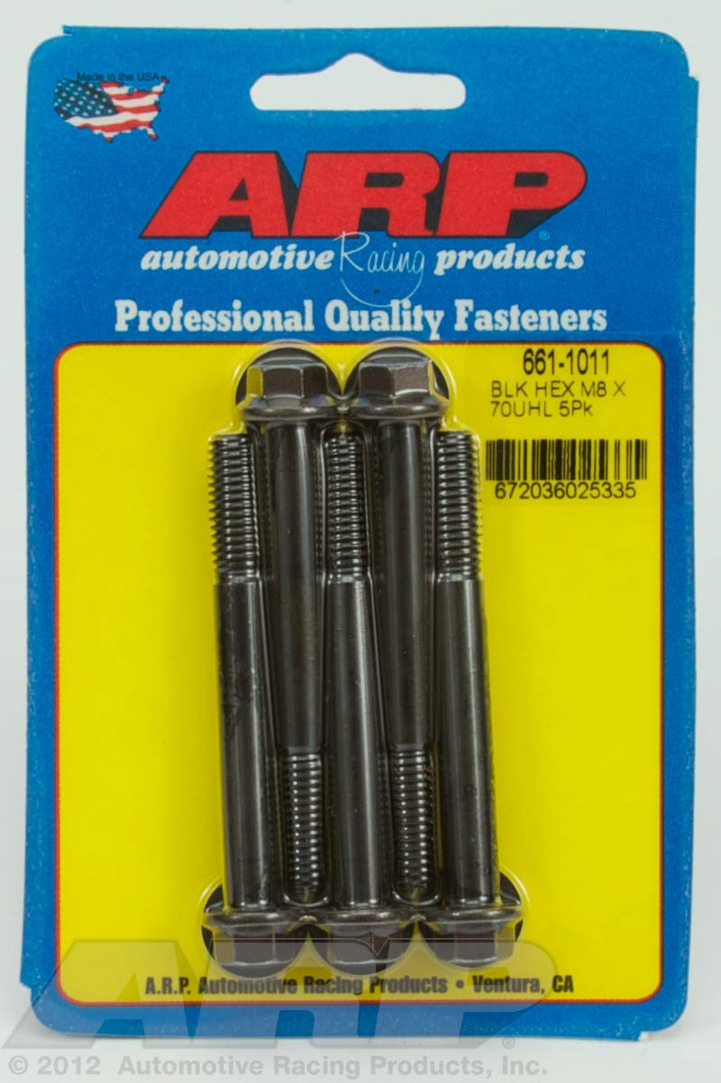 ARP (661-1011) Hex Oxide Bolt, Black
