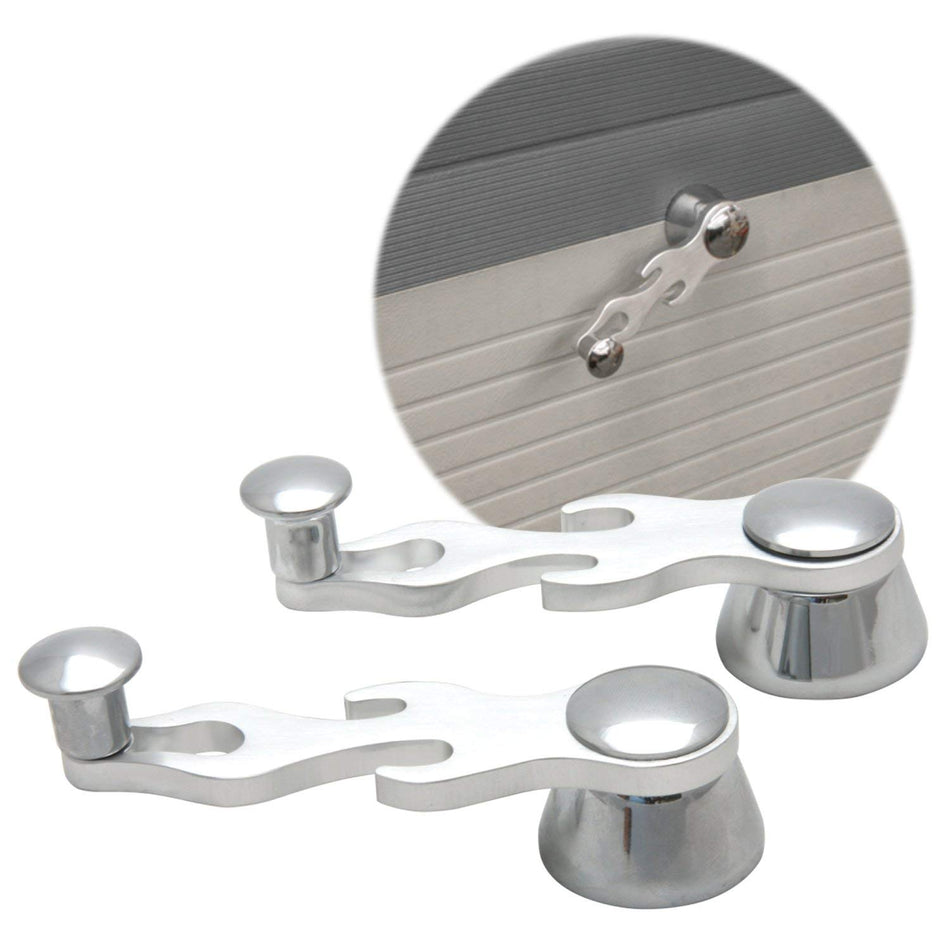 AutoLoc Power Accessories 14218 Billet Flame Door and Window Crank, 1 Pair