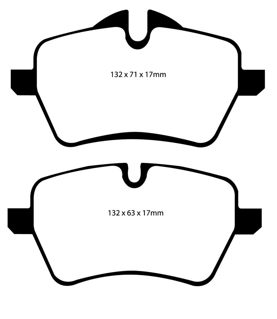 EBC Brakes UD1204 Ultimax OEM Replacement Brake pad