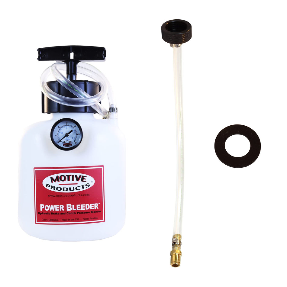 Motive Products 0104 Air-Cooled VW Power Bleeder 2-Quart Tank with Hose and Adapter, Compatible with Volkswagen Vehicles