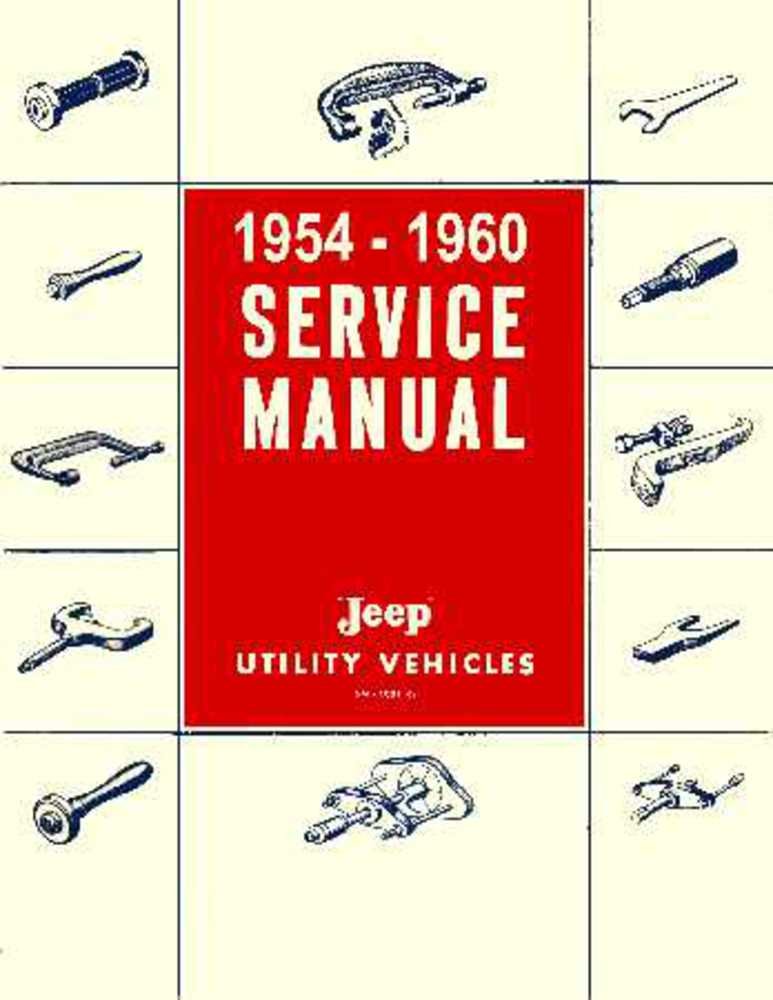 bishko automotive literature 1954 1956 1957 1958 1959 1960 Jeep Shop Service Repair Manual Engine Drivetrain