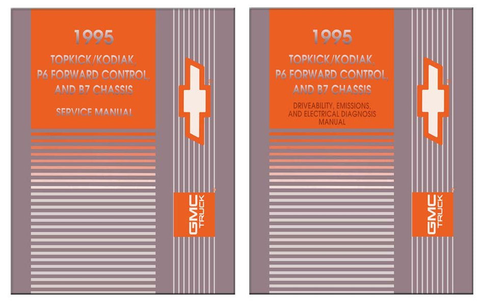 bishko automotive literature 1995 Chevy GMC C/K 40-60 Medium Truck Shop Service Repair Book Manual Engine OEM