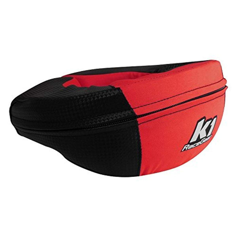K1 Race Gear Neck Protector Brace (Carbon/Red, Junior)