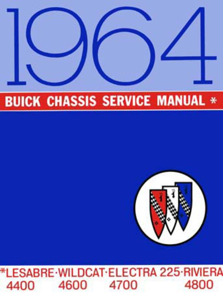 bishko automotive literature 1964 Buick Electra Lesabre Riviera Wildcat Service Repair Manual Book Engine