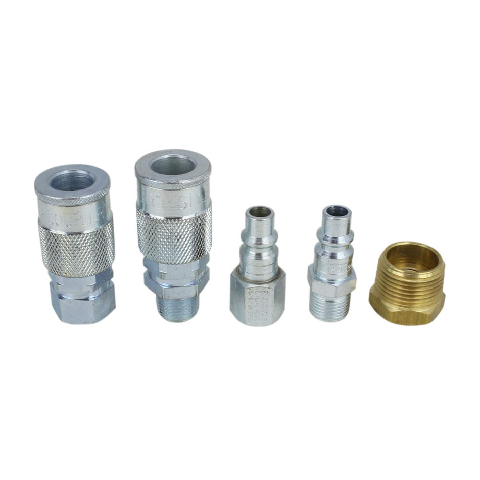 Milton S-223 H Style Coupler and Plug Reducer Kit - 5 Piece