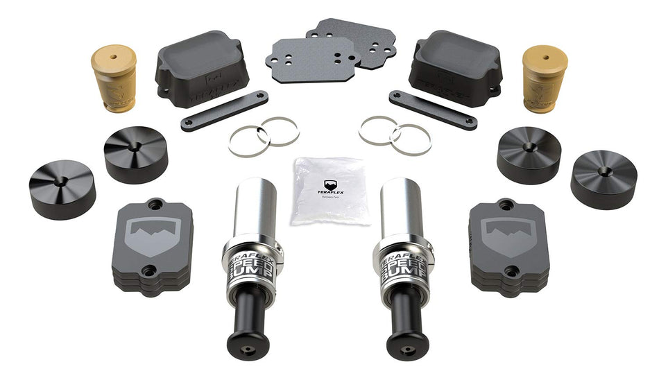 TeraFlex JL: 2u201d-Stroke SpeedBump & Progressive Bump Stop Kit (2.5-3.5u201d Lift)