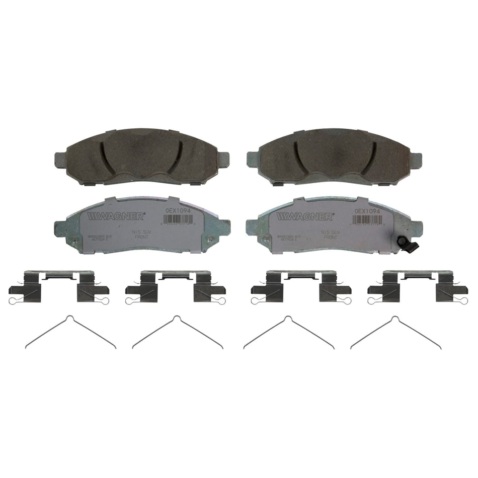 Wagner Brake OEX OEX1094 Disc Brake Pad Set Premium Ceramic