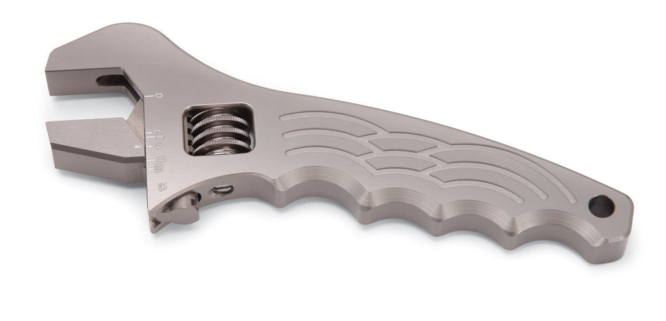Edelbrock 654400 Adjustable An Wrench Aluminum Gray Anodize