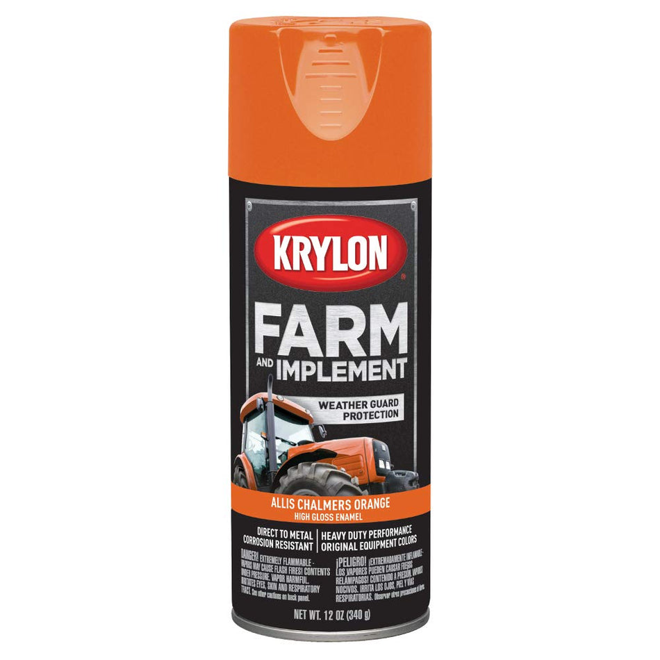 Krylon K01980000 Farm & Implement Brush On-Paint, High Gloss, International Harvester White, 1 Gallon