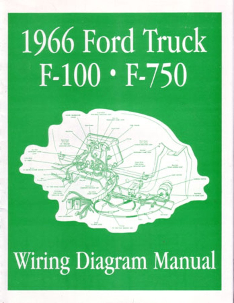 bishko automotive literature Electrical Wiring Diagrams Schematic Manual Compatible with 1966 Ford F-100 F-150 to F-750 Truck