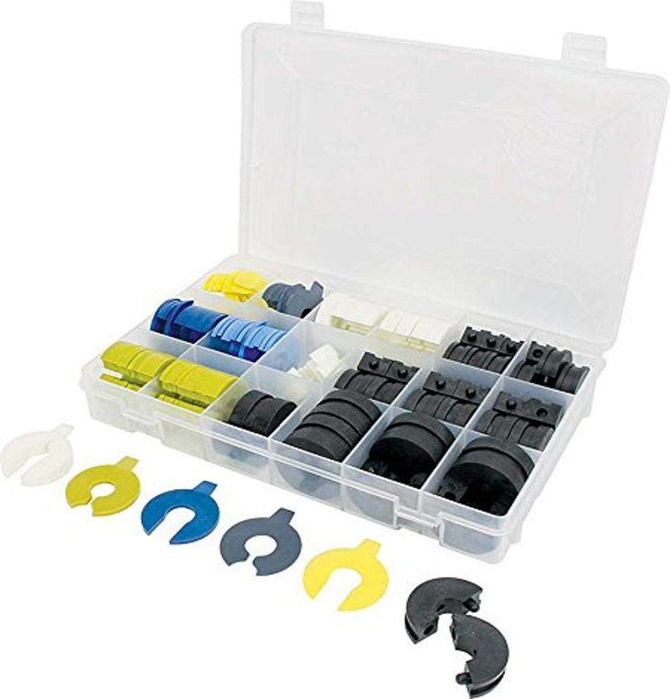 Allstar Performance ALL64444 16mm Shock Shim Deluxe Kit, 100 Piece