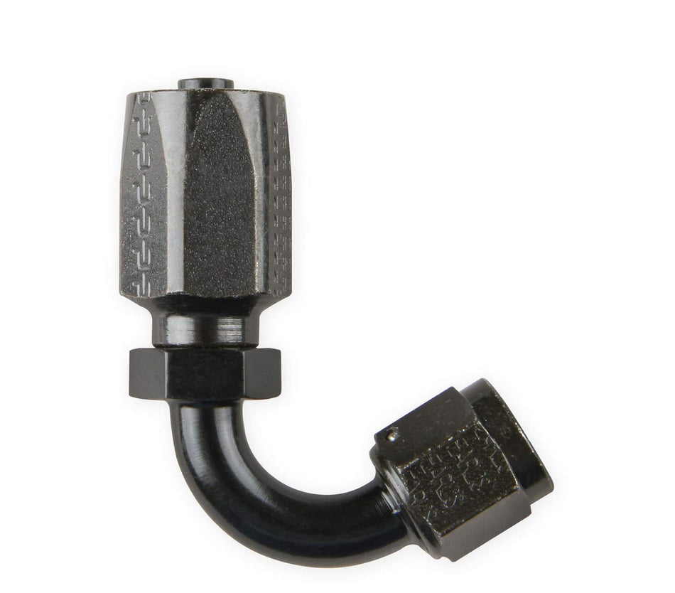 Earl's Power Steering Hose End -6 120 Deg. - Black