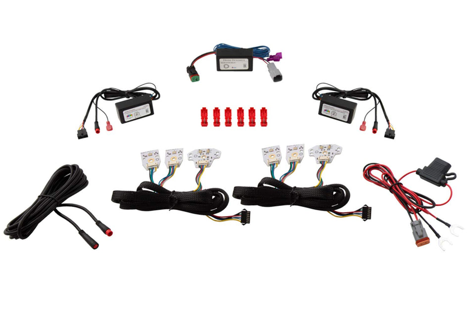 2015-2016 Dodge Charger RGBW DRL LED Boards Diode Dynamics