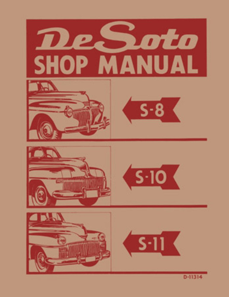 bishko automotive literature 1941 1942 1943 1944 1945 1946 1947 1948 DeSoto Shop Service Repair Manual Book