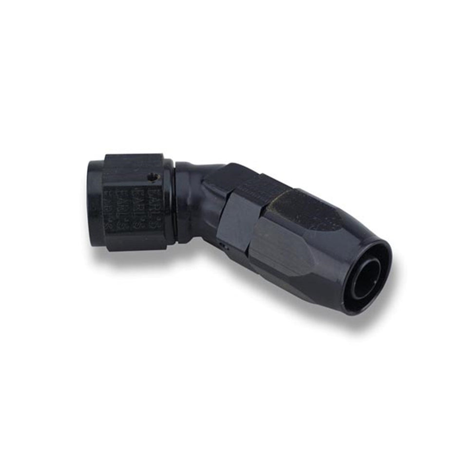 Earl's -10 45 Deg. L/P Black Swivel-Seal
