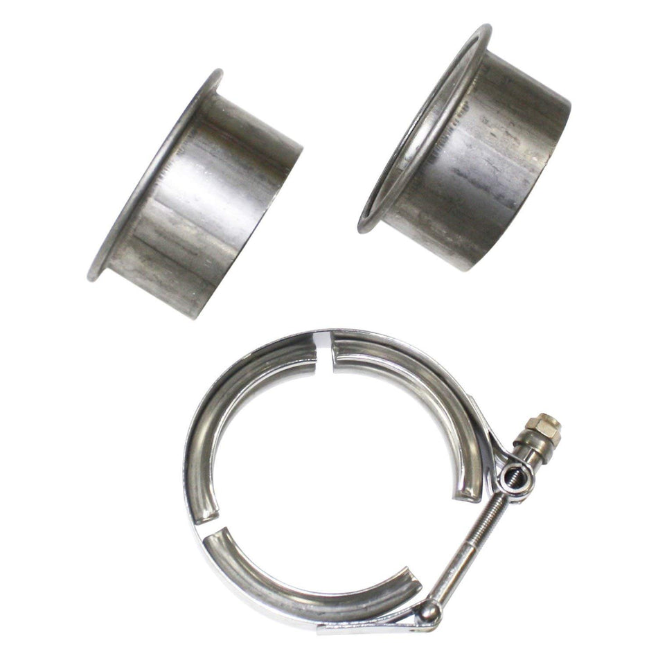 JBA (VB25) 2.5 Stainless Steel V-Band Clamp and Flange