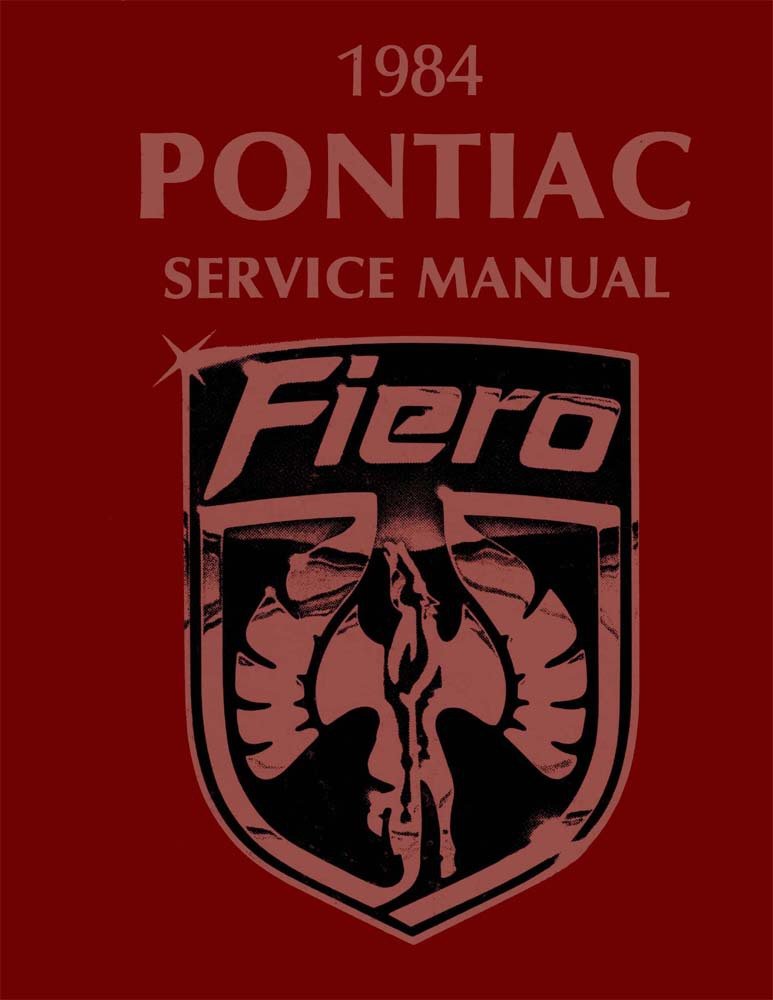 bishko automotive literature 1984 Pontiac Fiero Shop Service Repair Manual Book Engine Drivetrain Electrical