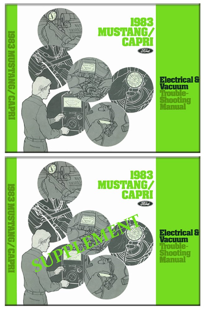 bishko automotive literature Electrical Vacuum Troubleshooting Service Manual for The 1983 Ford Mustang Mercury Capri