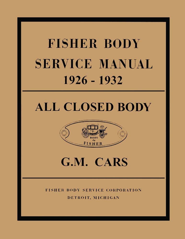 bishko automotive literature 1926 1931 1932 Buick Cadillac Chevrolet Body Shop Service Repair Manual Factory