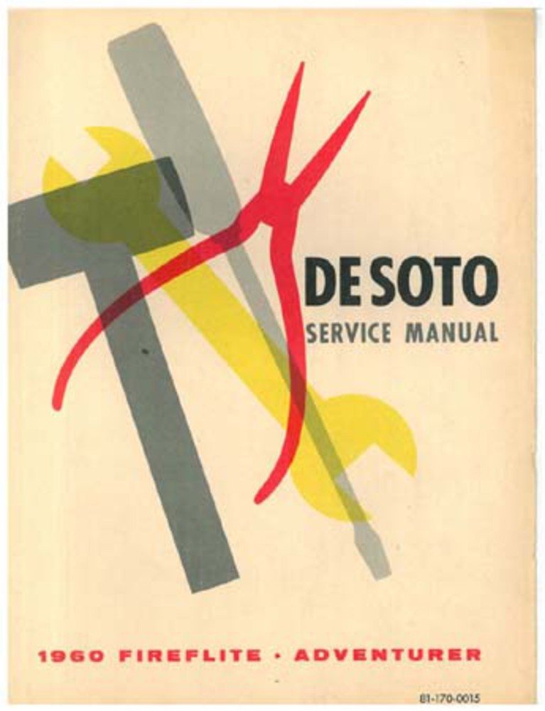 bishko automotive literature 1960 DeSoto Adventurer Fireflite Shop Service Repair Manual Engine Electrical