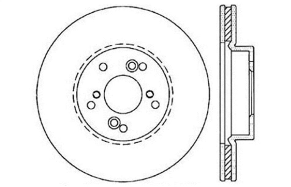 StopTech (128.40046CL) Brake Rotor