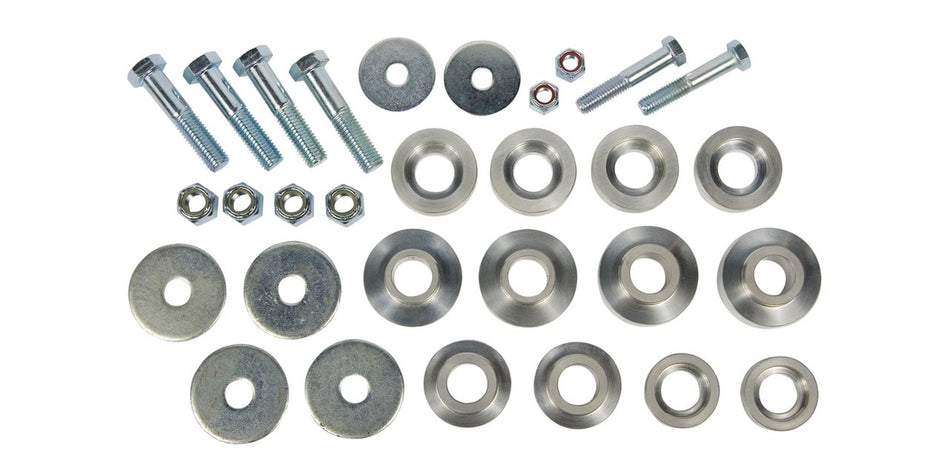 Heidt's Rod Shop CF-109 Body Mount Bracket Body Mount Kit, Aluminum