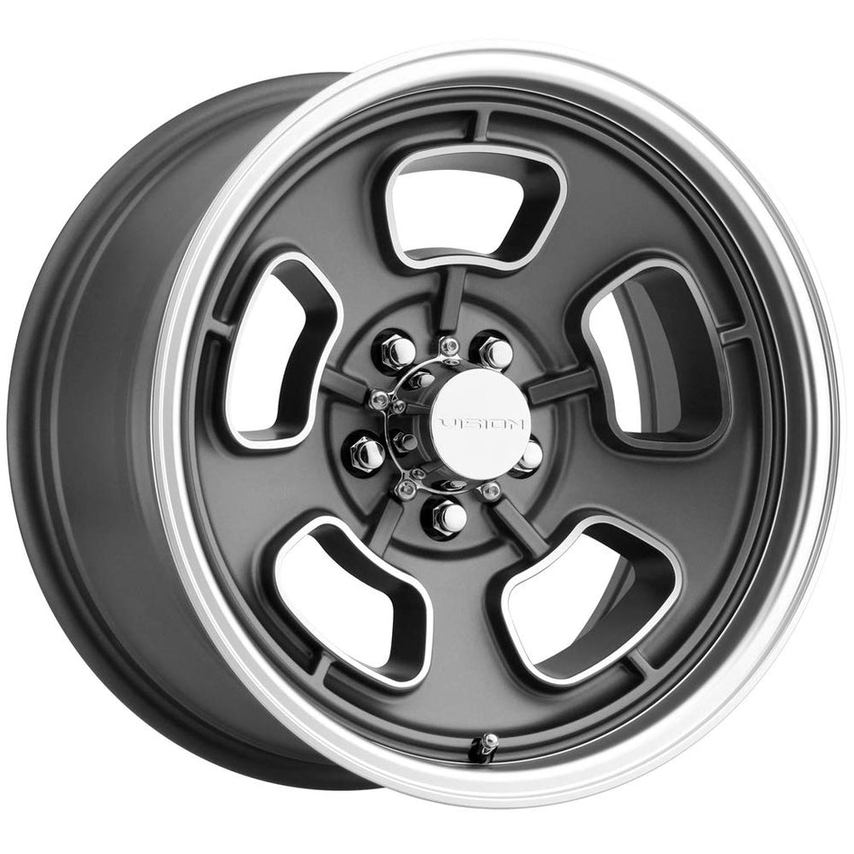 Vision 148 Shift 15x8 5x5.5 +0mm Gunmetal/Machined Wheel Rim 15 Inch