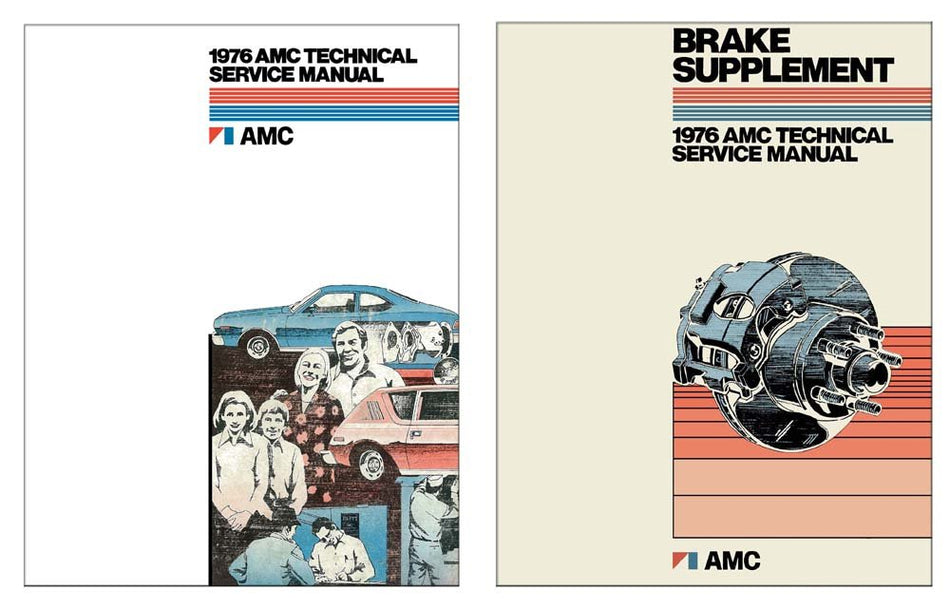 bishko automotive literature 1976 AMC Gremlin Hornet Matador Shop Service Repair Manual Book Engine OEM