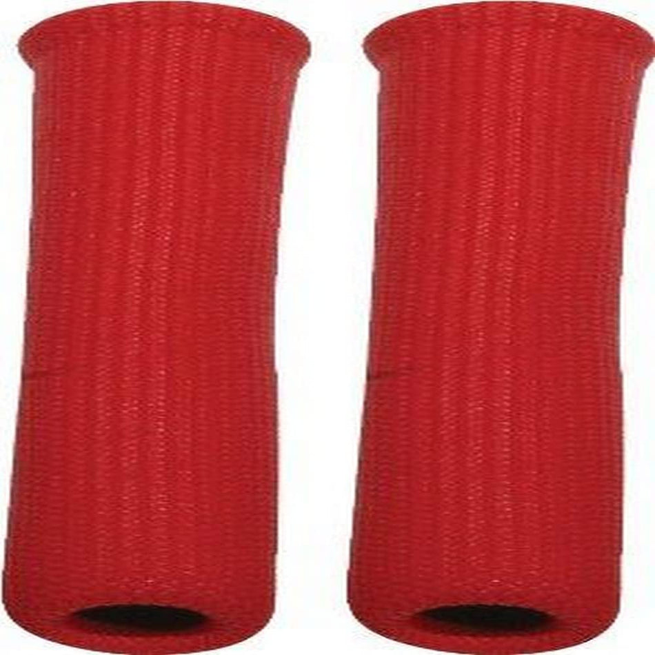 Moroso SPARK PLUG BOOT SLEEVES, HIGH TEMPERATURE, RED