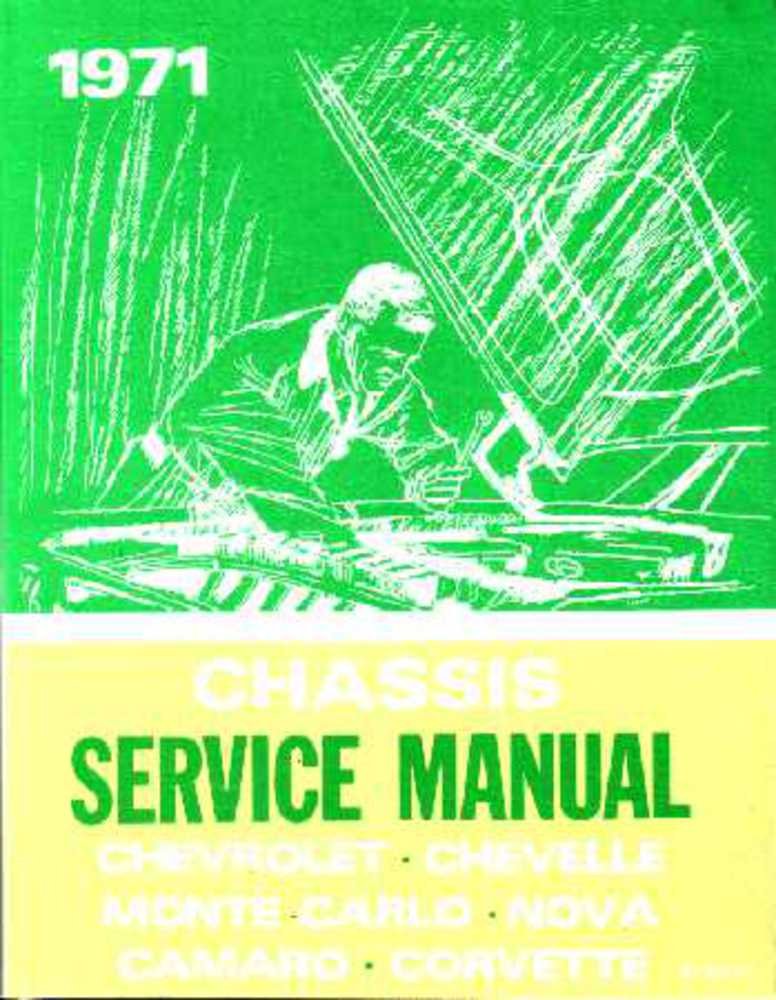 bishko automotive literature 1971 Camaro Chevelle Corvette Monte Nova Shop Service Repair Manual Book Engine