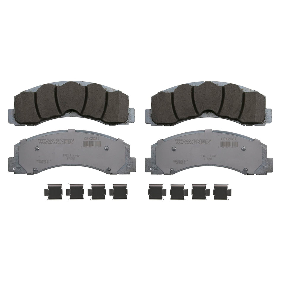Wagner Brake OEX OEX2087 Disc Brake Pad Set Premium Ceramic