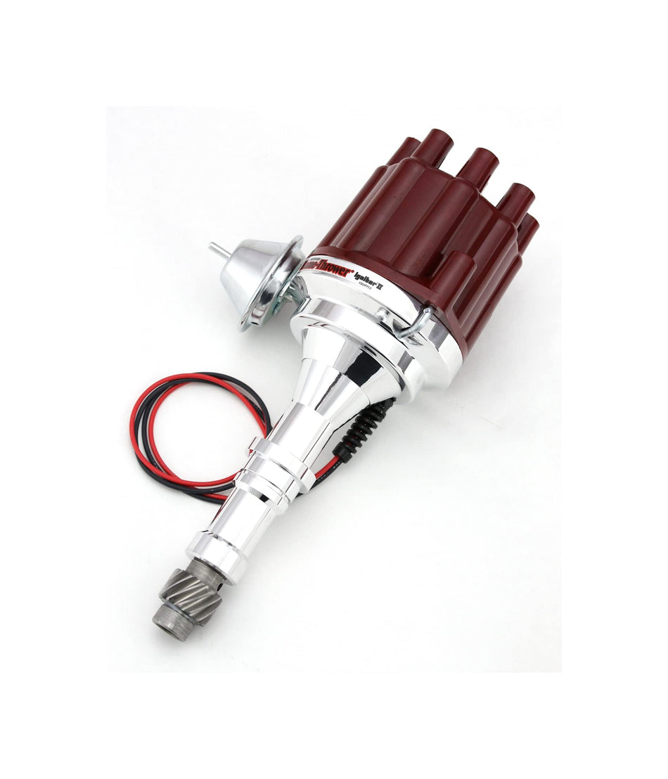 Pertronix D151701 Red Vacuum Billet Distributor Cap for Buick V8 215-350
