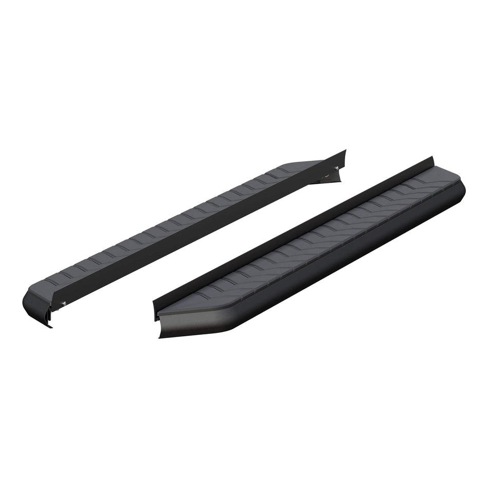 ARIES 2051970 AeroTread 70-Inch Black Stainless Steel SUV Running Boards, Brackets Sold Separately