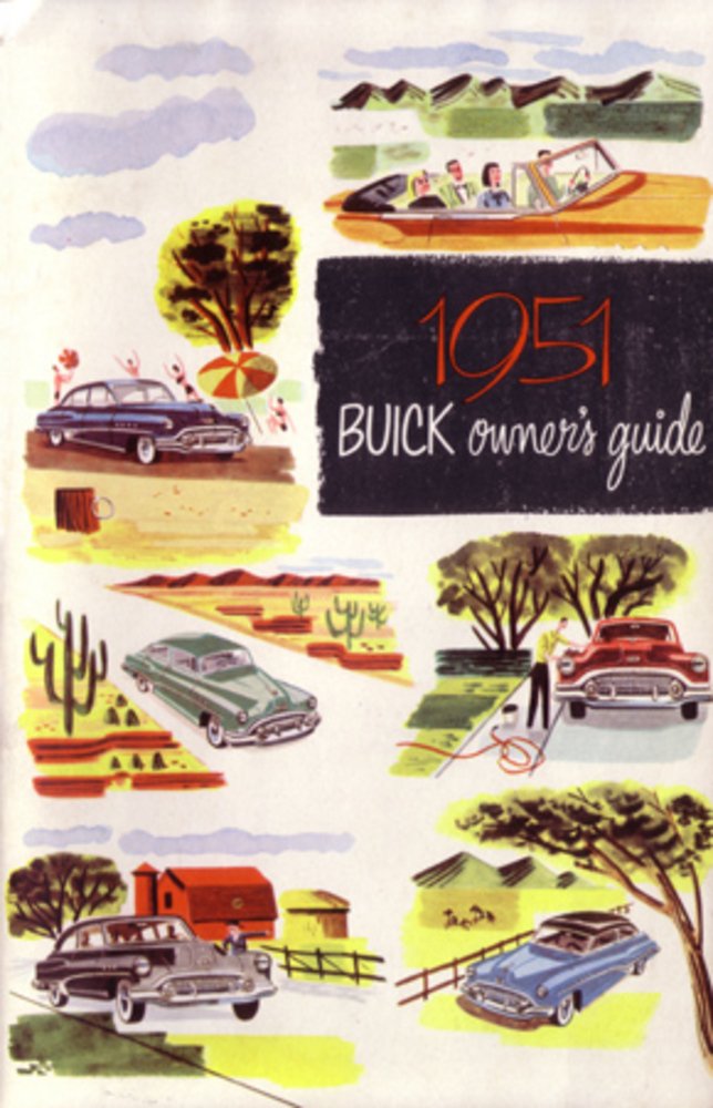 bishko automotive literature 1951 Buick Roadmaster Special Super Owners Manual User Guide Operator Book Fuses