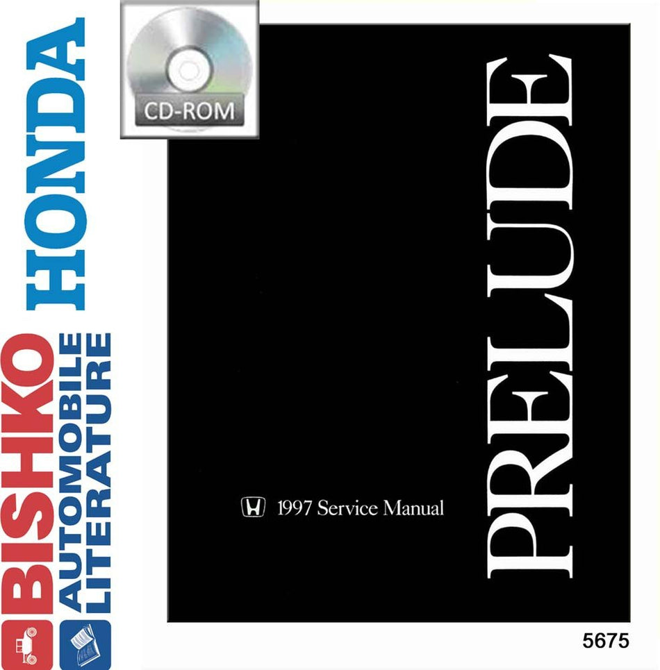 bishko automotive literature Shop Service Repair Manual CD Engine Drivetrain Wiring OEM for 1997 Honda Prelude