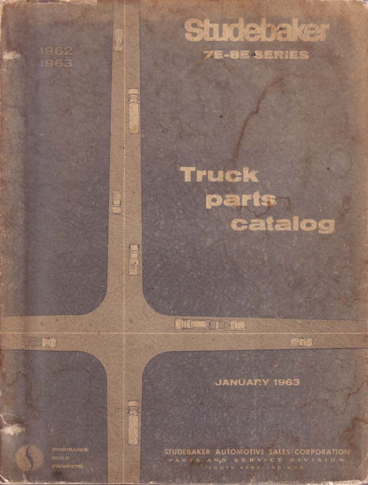 bishko automotive literature 1962 1963 Studebaker Parts Numbers Book List Guide Catalog Interchange OEM