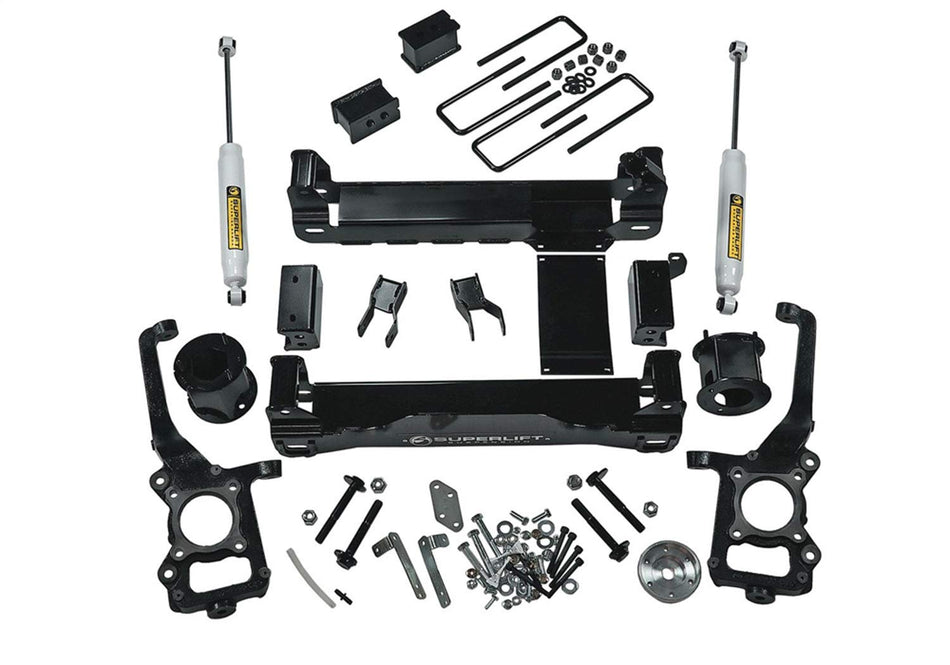 RealTruck SUPERLIFT SUSPENSION 4.5" Lift Kit for Ford F-150 | Complete Lift Kit with Front Strut Spacers & Rear Shadow Series Shocks | K178 | Fits 2009-2014 Ford F-150 4WD