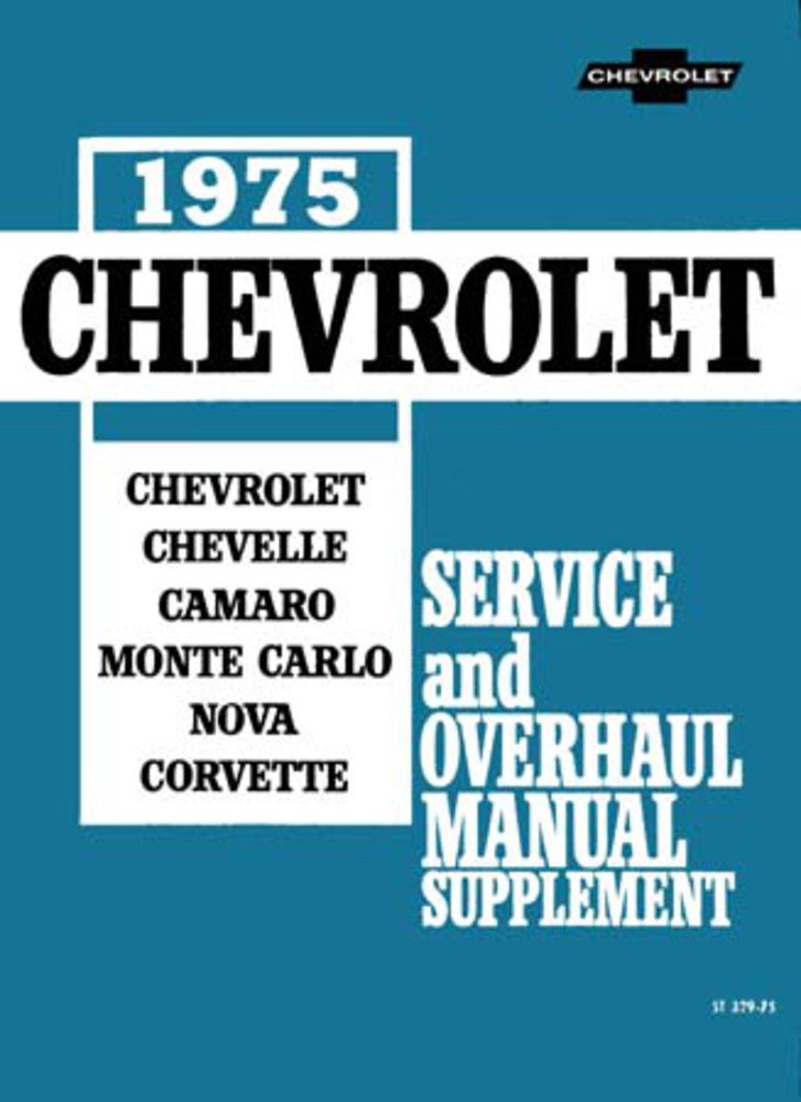 bishko automotive literature 1975 Chevrolet Service Unit Repair Overhaul Rebuild Shop Service Repair Manual